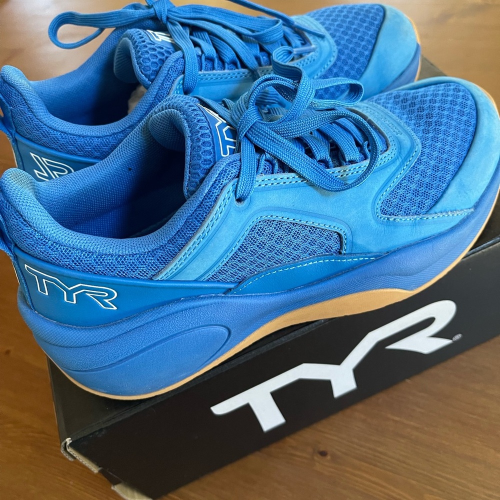TYR Blue Athletic Shoes - Picture 2 of 4